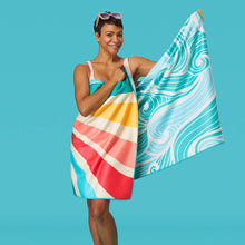 Load image into Gallery viewer, Sun And Sea Go Big Microfiber Beach Towel
