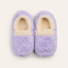 Load image into Gallery viewer, Sherpa Lavender Warmies Slippers
