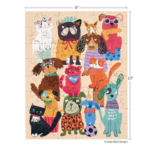 Load image into Gallery viewer, Fur Babies 48 Piece Puzzle Snax
